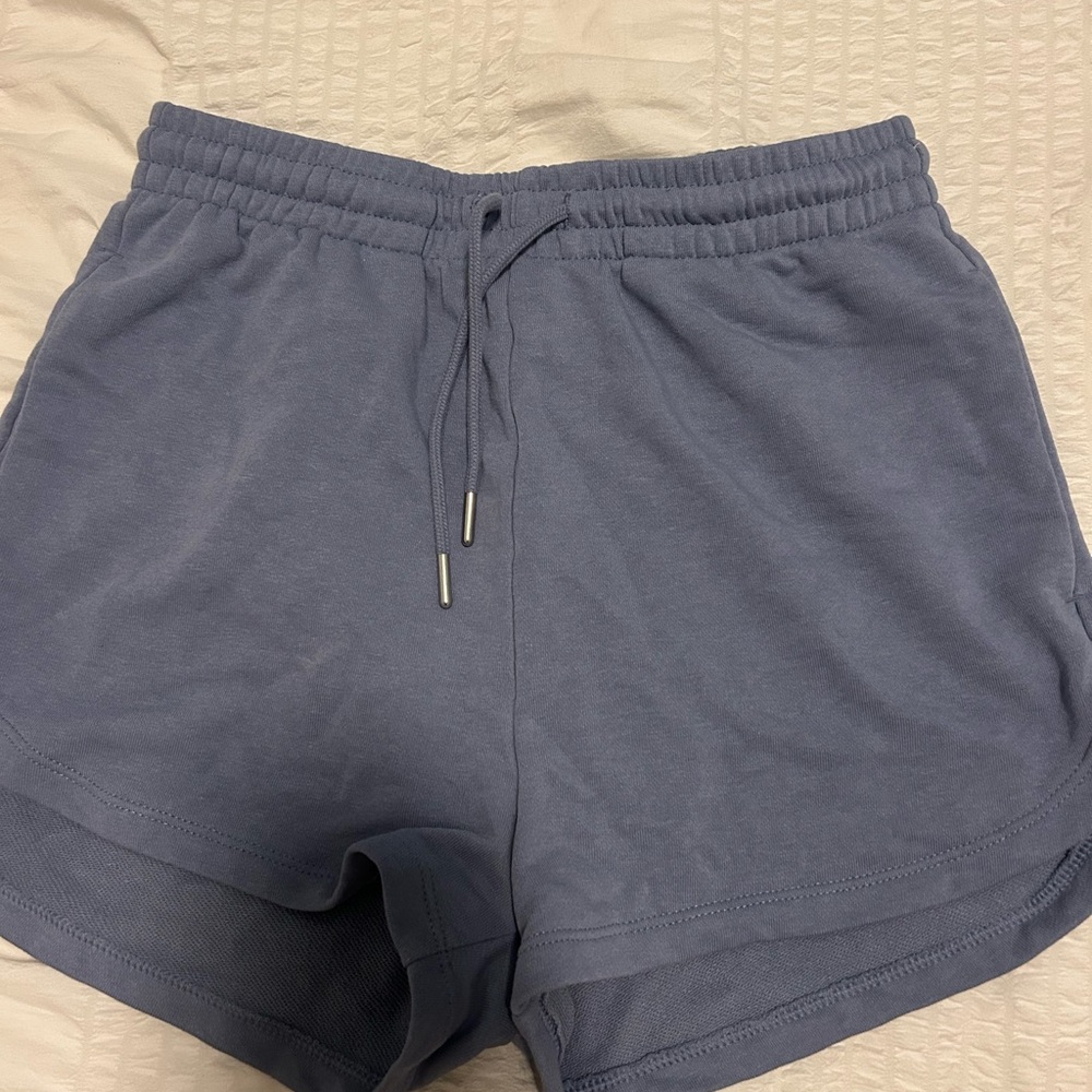 H&M light blue sweat shorts